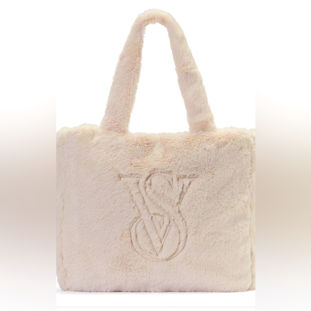 Victoria secret Faux Fur tote NWT